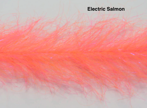Frenzy Fly Fiber Brush Electric Salmon Frenzy Fly Fiber Brush Electric Salmon
